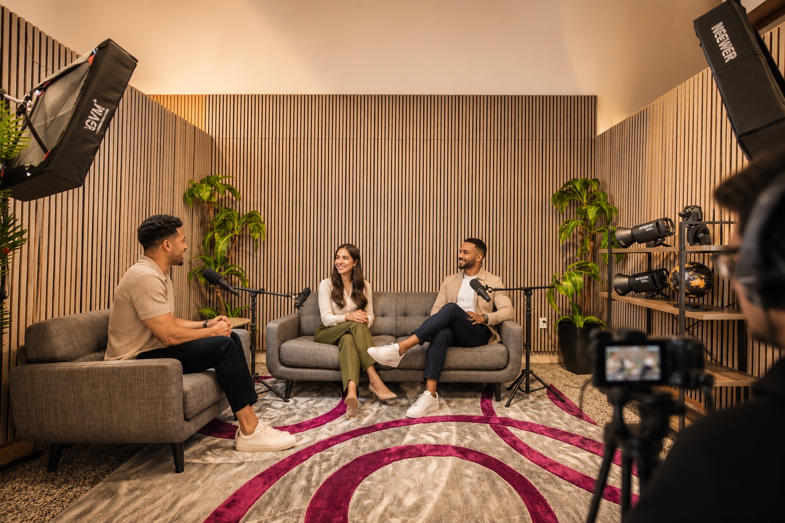 Real estate content production session